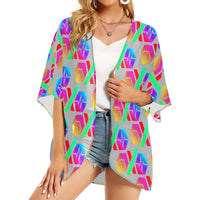 Hex PulseX Pulse Grey Women's Kimono Chiffon Cover Up