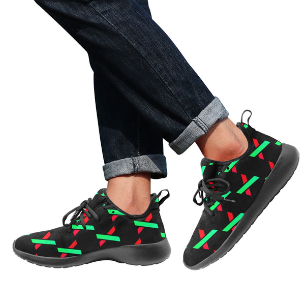 PulseX Black Men's Slip-On Sneakers