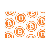 Bitcoins Orange Wall Tapestry 90"x 60" - Crypto Wearz
