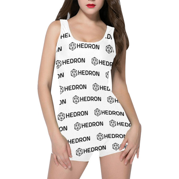 Hedron Combo Women's One Piece Boyleg Swimsuit