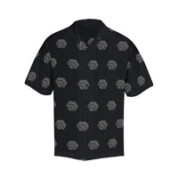 Hex Black & Grey Men's All Over Print Hawaiian Shirt