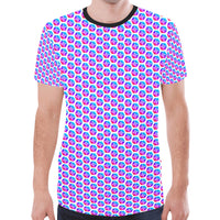 Pulses Small Men's All Over Print Mesh T-shirt