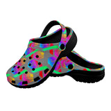 Hex PulseX Pulse Dark Grey Custom Print Adults Clogs