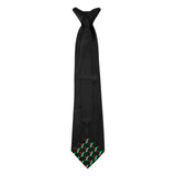 PulseX Black Custom Peekaboo Necktie