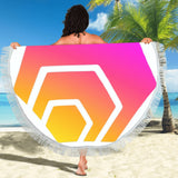 Hex Logo Circular Beach Shawl 59"