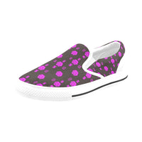 5555 Pink Slip-on Canvas Women's Shoes