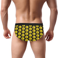 IM 3D BLK Men's Mid Rise Brief