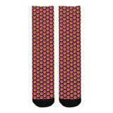 Hex Small Black Sublimated Crew Socks (3 Packs)