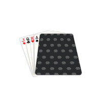 Hex Black & Grey Custom Poker Card 2.5"x3.5"