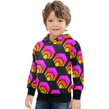 Hex Black Little Boys' Long Sleeve Hoodie