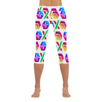 HPXdotCOM All-Over Low Rise Capri Leggings