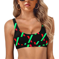 PulseX Black Sport Bikini Top
