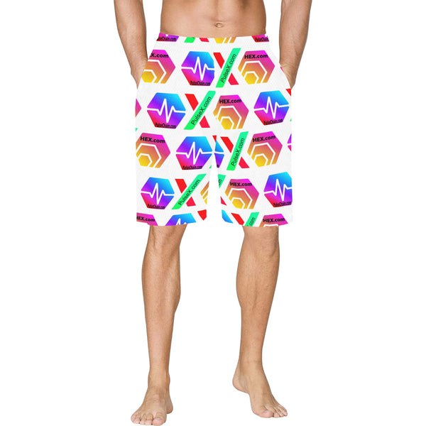 HPXdotCOM All Over Print Basketball Shorts With Pockets
