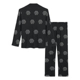 Hex Black & Grey Women's Long Pajama Set