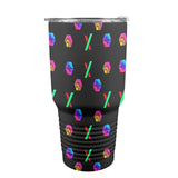 HPX Black Small Insulated Stainless Steel Tumbler (30oz ）