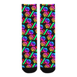 Hex PulseX Pulse Black Special Edition Sublimated Crew Socks (3 Packs)
