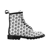 Future 3d WHT Men's PU Leather Martens Boots