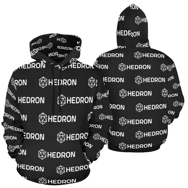 Hedron Combo White Men's All Over Print Hoodie