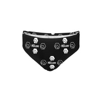 Hex Dot Com White Men's Swimming Briefs