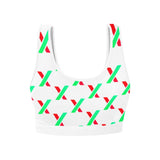 PulseX Women's All Over Print Sports Bra