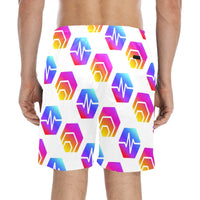 Hex Pulse Combo Men's Mid-Length Beach Shorts