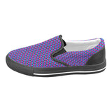 Pulses Small Black Men's Slip-on Canvas Shoes