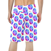 Pulse Men's All Over Print Beach Shorts