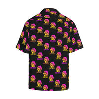 Hex Color Dot Com Black Men's All Over Print Hawaiian Shirt