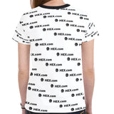 HEXdotcom Combo Women's All Over Print Mesh Cloth T-shirt