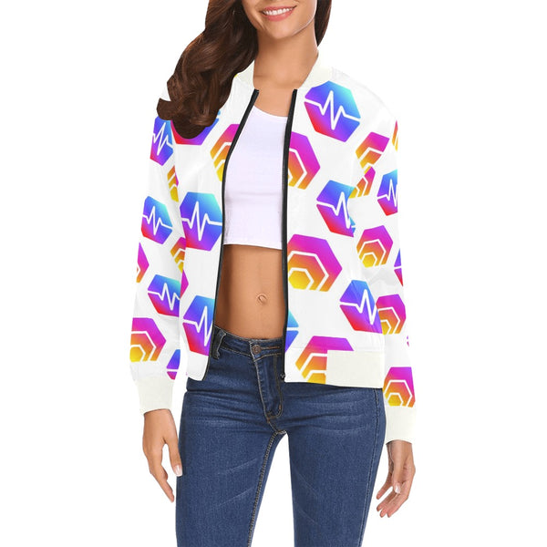 Hex Pulse Combo Women's All Over Print Casual Jacket