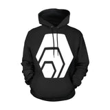 Hex White Logo Women's All Over Print Hoodie