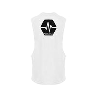 PulseChainDotCom Black Men's Open Sides Workout Tank Top