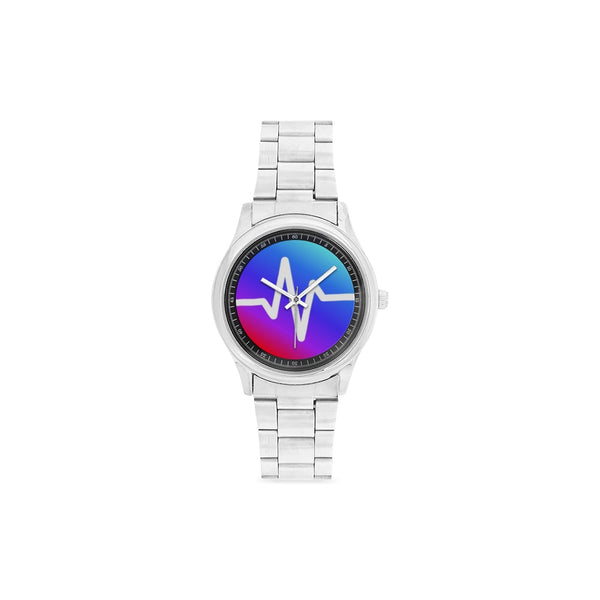 Pulse Logo Men's Stainless Steel Watch - Crypto Wearz