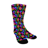 HPXdotCOM Black Men's Custom Socks