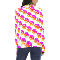 Hex Women's All Over Print Mock Neck Sweater