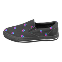 Pulse Small Black Slip-on Canvas Women's Shoes