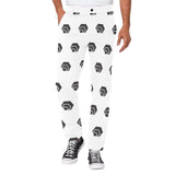 Hex Black Men's All Over Print Casual Trousers