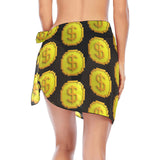 IM 3D BLK Women's Beach Sarong Wrap