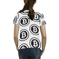 Bitcoin Women's All Over Print T-shirt