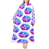 Pulse Blanket Robe with Sleeves for Adults