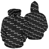 HEXdotcom White Men's All Over Print Hoodie