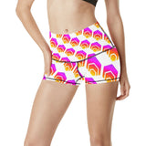 Hex Women's All Over Print Yoga Shorts