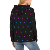 Pulse Small Black Women's All Over Print Hoodie