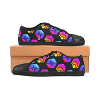 Hex Pulse Combo Black Women's Canvas Shoes