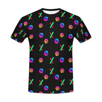 RH HPX Black Men's All Over Print T-shirt