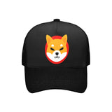 Shiba Inu Logo Black Unisex Baseball Cap