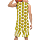 IM 3D WHT Basketball Uniform with Pocket