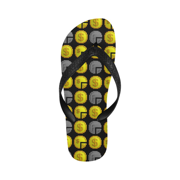 IM ALL 3 BLK Flip Flops (For both Men and Women)