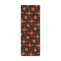 5555 Orange Rectangle Mousepad(31"x12")