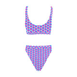 Pulses Small Sport Top & High-Waisted Bikini Swimsuit